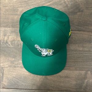 Cal night Oakland As Green Baseball Cap with Elephant Logo